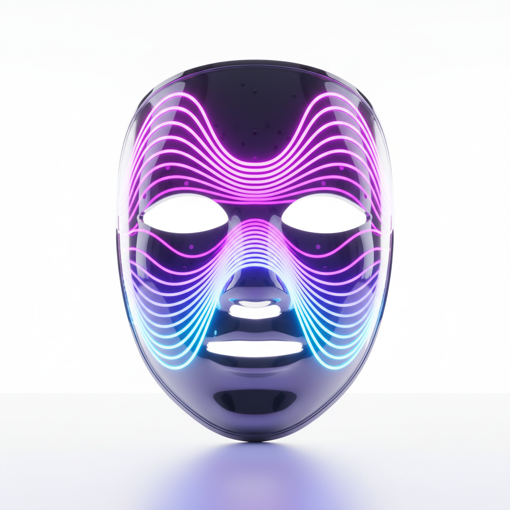 Wireless 7-Color LED Therapy Mask - Professional Anti-Aging Light Treatment