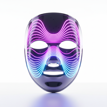 Wireless 7-Color LED Therapy Mask - Professional Anti-Aging Light Treatment